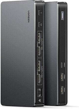 UGREEN USB C Bağlantı İstasyonu, Windows ve MacOS için 2HDMI 2DP 9'u 1