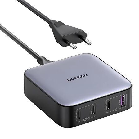 Ugreen Nexode 100W USB Type-C QC 4.0 PD 3.0 GanX 4 Portlu Hızlı Şarj Cihazı