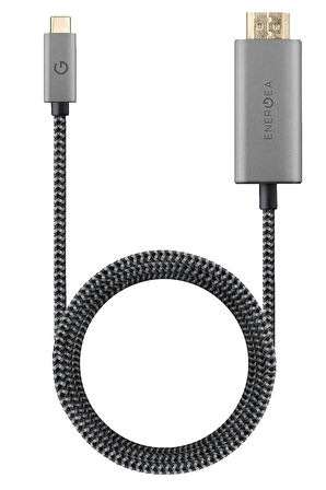 FibraTough 2M 4K 60 Hz Type-C to HDMI Kablo - Gri