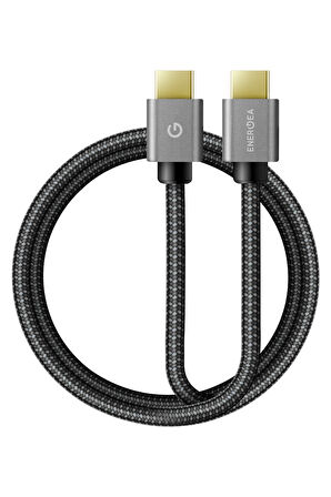 FibraTough 2M HDMI 2.1 8K 60 Hz HDMI to HDMI Kablo - Siyah