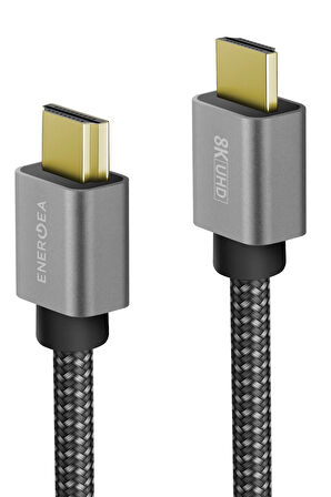 FibraTough 2M HDMI 2.1 8K 60 Hz HDMI to HDMI Kablo - Siyah