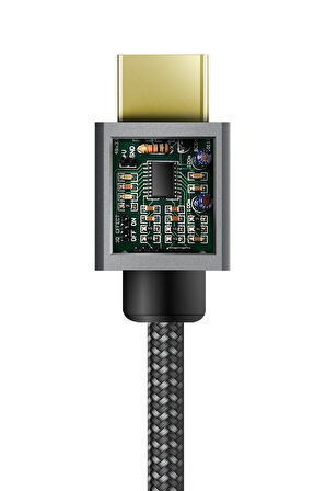 FibraTough 2M HDMI 2.1 8K 60 Hz HDMI to HDMI Kablo - Siyah