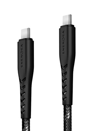 NyloFlex 1.5M 100W Type-C to Type-C PD Hızlı Şarj Kablo - Siyah