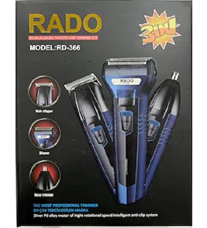 Rado RD-366 Kuru Çok Amaçlı Tıraş Makinesi