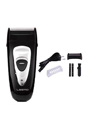 Lesima LS-100 Döner Başlıklı Kablosuz Kuru Sakal Kesme Makinesi 