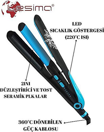 LESİMA LS207 SAÇ DÜZLEŞTİRİ OCEAN