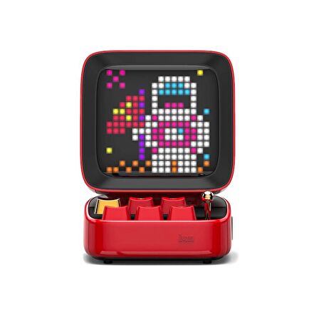 Divoom Ditoo Plus Kırmızı Bluetooth Hoparlör