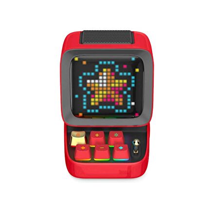 Divoom Ditoo Plus Kırmızı Bluetooth Hoparlör