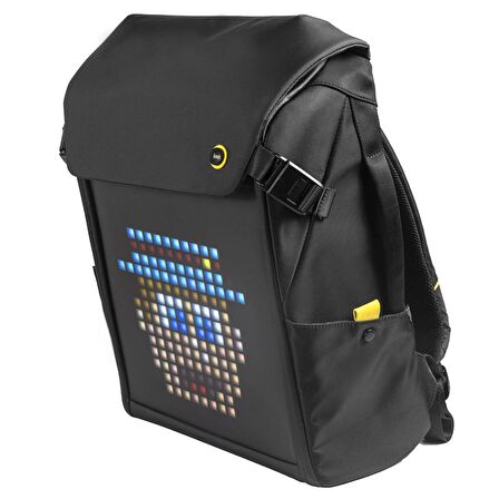 Divoom Pixoo Backpack M Siyah Ledli Sırt Çantası