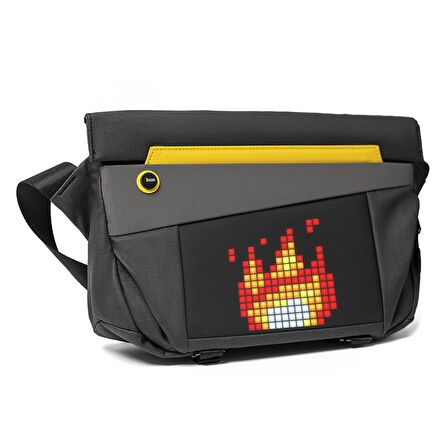 Divoom Pixoo Slingbag-V 16x16 Piksel LED Ekranlı Postacı Çantası