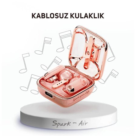 Divoom Spark Air Pembe TWS Bluetooth Kulakiçi Kulaklık