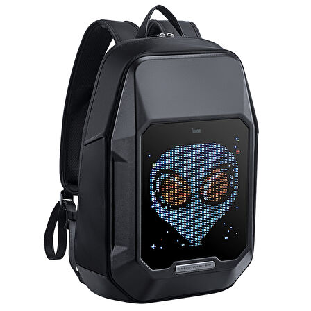 Divoom Pixoo Cyberbag Siyah Piksel Led Ekranlı Sırt Çantası