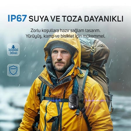 Divoom Itour-S IP67 Mini Bluetooth Hoparlör, Güçlü Bas, Taşınabilir Ses Bombası, Pembe