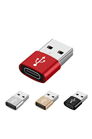 Erkek Usb To Dişi Type-c Çevirici Data Otg Adaptör Dönüştürücü