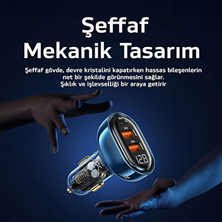 Usams US-CC159 80W (Type-C+USB) Üç Bağlantı Noktalı Hızlı Araç Şarj Soketi-Mavi