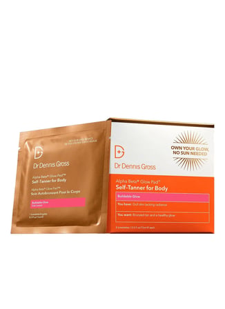 Alpha Beta Glow Pad Self-Tanner for Body 8 Textured Towels