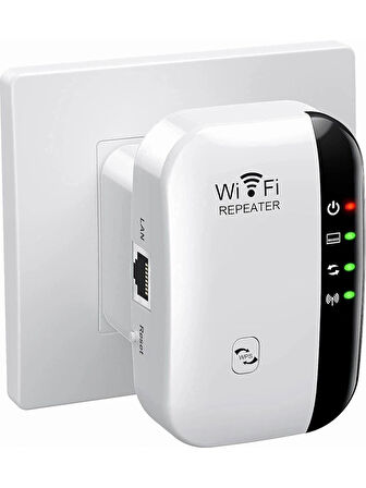 Access Point Wi-Fi Repeater Kablosuz Sinyal Güçlendirici Menzil Genişletici 300MBPS 