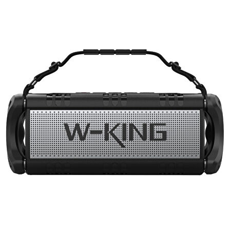 W-KING D8-1 Bluetooth Hoparlör, 90W Ultra Bass Boombox, 40 Saat Çalma Süresi, IPX6 Suya Dayanıklı, Kablosuz Stereo TWS, Powerbank/TF/Aux/Bluetooth5.0/NFC, Ses Bombası