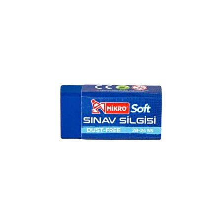 Mikro Dust-Free Yumuşak Sınav Silgisi 1 Adet