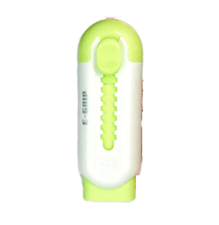 Mikro E-Grip Yumuşak Silgi Sürgülü Açılır -Kapanır Pastel Renkler