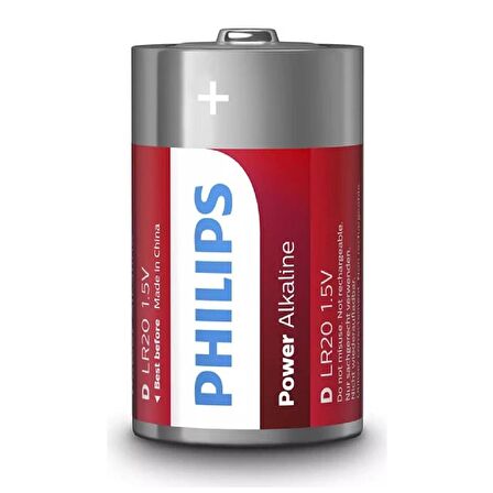 Philips Power Alkalin D Boy Pil 2 Li LR20P2B/05