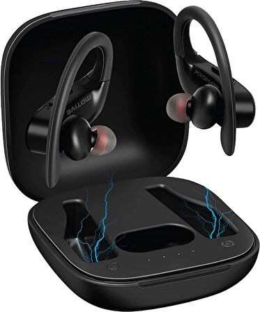 Promate Motive Bluetooth Kulaklık Kulakiçi TWS 5.0 Uzun Çalışma HD  Mikrofonlu Siyah