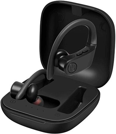 Promate Motive Bluetooth Kulaklık Kulakiçi TWS 5.0 Uzun Çalışma HD  Mikrofonlu Siyah