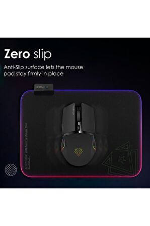 Promate Vertux Mouse Ped Game Immersion™ Pürüzsüz Kaydırma Rgb Led - Swıftpad-l