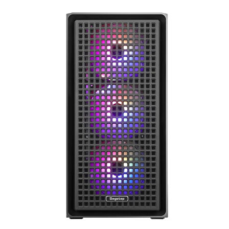 Segotep Radiant Siyah 750w 80+ Bronze Pcıe 5.0 Mid Tower Gaming Kasa