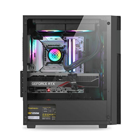 Segotep Axe 5 650w Atx Gaming Oyuncu Kasa Siyah
