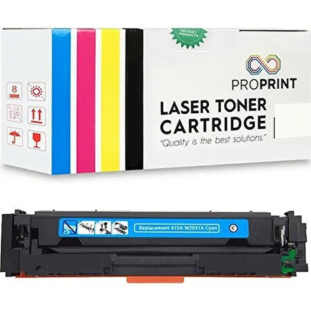 PROPRİNT HP W2031A (415A) MAVİ MUADİL TONER 2100SYF