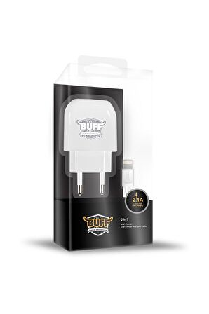 Buff Dual USB Charger Lightning Şarj Seti