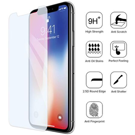 Buff Glass iPhone X ile Uyumlu Ekran Koruyucu Cam