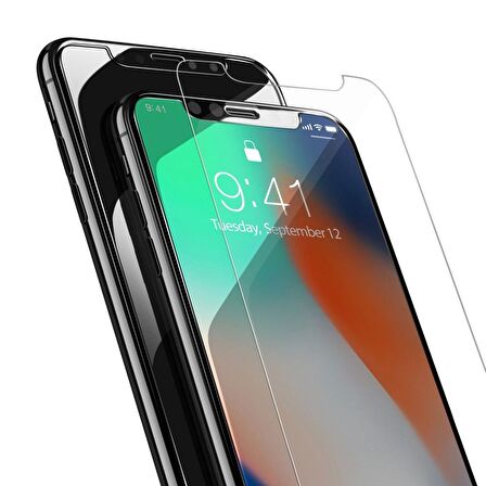 Buff Glass iPhone X ile Uyumlu Ekran Koruyucu Cam