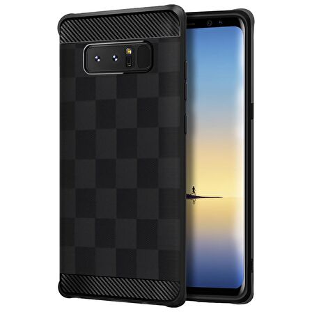 Buff Galaxy Note 8 ile Uyumlu Black Armor Kılıf