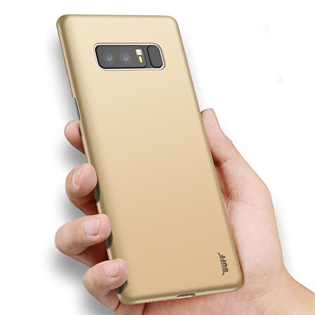 Buff Galaxy Note 8 ile Uyumlu Slim Fit Kılıf Gold
