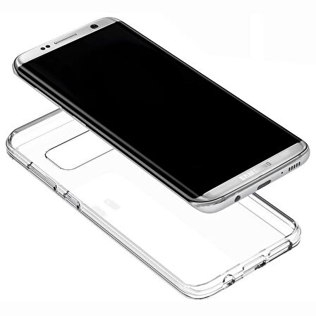 Buff Galaxy S8 Plus ile Uyumlu Air Hybrid Kılıf Crystall Clear