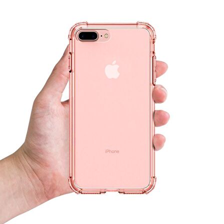 Buff iPhone 8 Plus / 7 Plus ile Uyumlu No1 Kılıf Rose Gold
