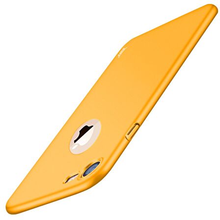 Buff iPhone 8 ile Uyumlu Slim Fit Kılıf Yellow