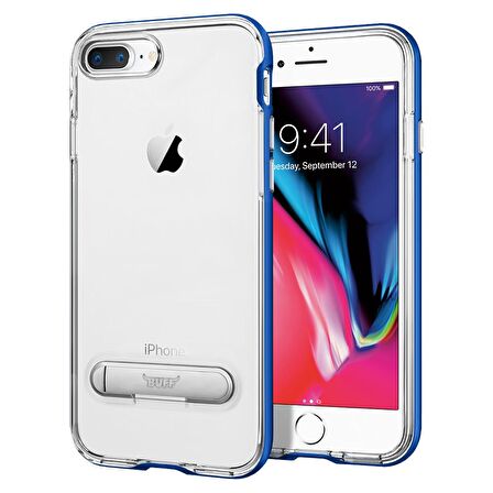Buff iPhone 8 Plus / 7 Plus ile Uyumlu Air Bumper Kılıf Blue