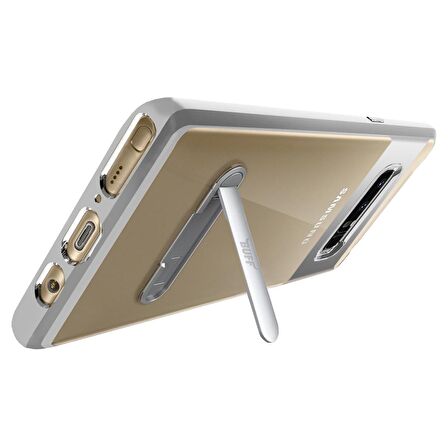 Buff Galaxy Note 8 ile Uyumlu Air Bumper Kılıf Silver