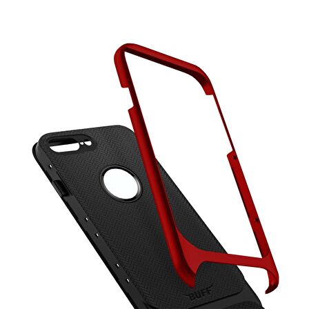 Buff iPhone 7 Plus ile Uyumlu New Armor Kılıf Red