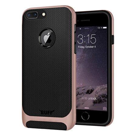 Buff iPhone 7 Plus ile Uyumlu New Armor Kılıf Rose Gold
