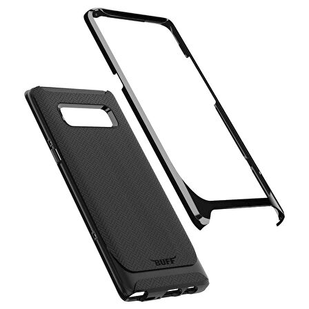 Buff Galaxy Note 8 ile Uyumlu New Armor Kılıf Black