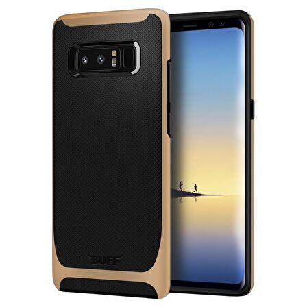 Buff Galaxy Note 8 ile Uyumlu New Armor Kılıf Gold