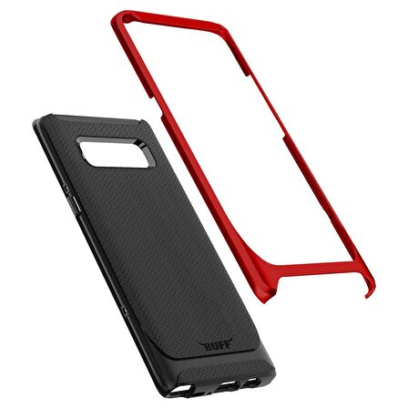 Buff Galaxy Note 8 ile Uyumlu New Armor Kılıf Red