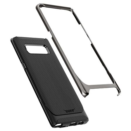 Buff Galaxy Note 8 ile Uyumlu New Armor Kılıf Space Gray