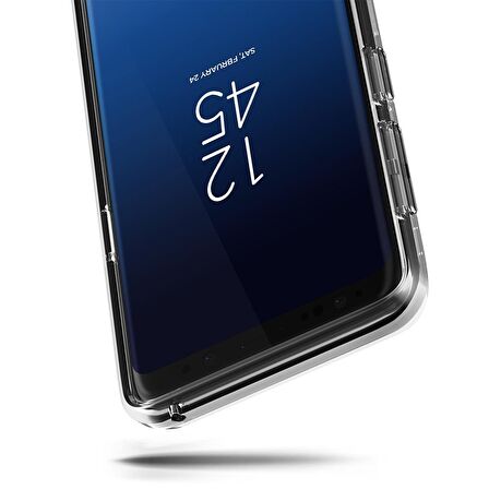 Buff Galaxy S9 ile Uyumlu Air Bumper Kılıf Silver