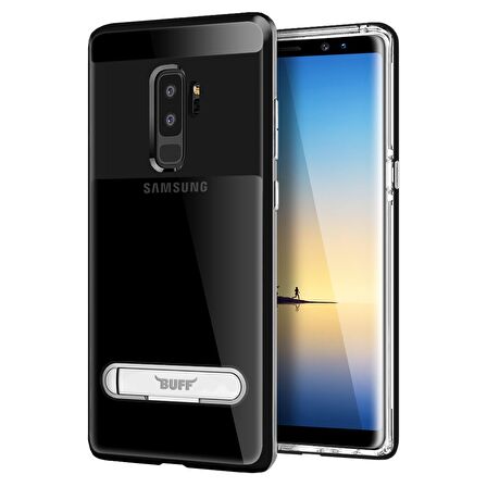 Buff Galaxy S9 Plus ile Uyumlu Air Bumper Kılıf Black