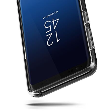 Buff Galaxy S9 Plus ile Uyumlu Air Bumper Kılıf Black